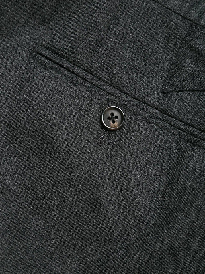 Thom Browne Classic Backstrap Trousers Charcoal 6