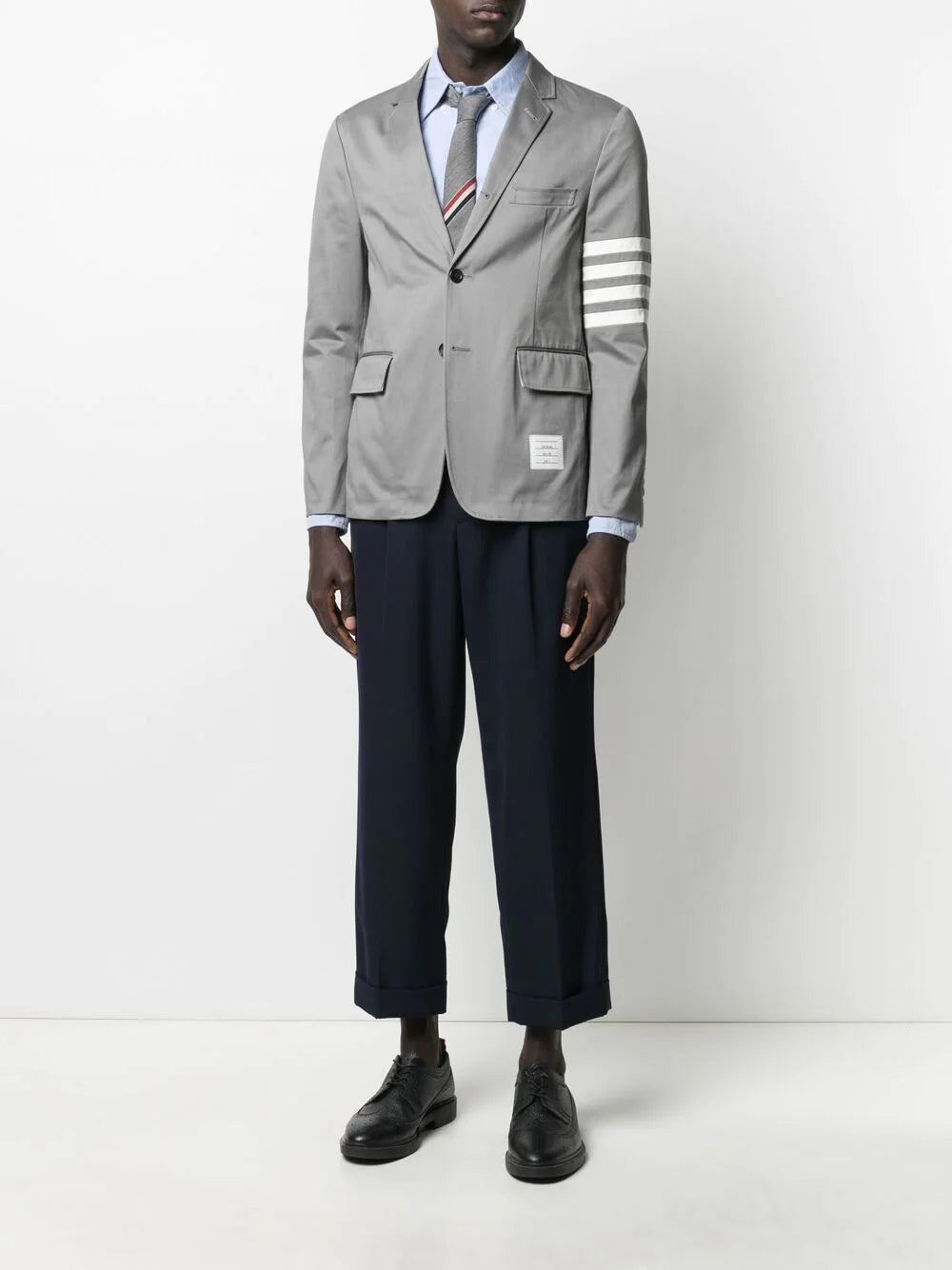 Thom-Browne-Classic-Long-Sleeve-Button-Down-Shirt-Light-Blue-2