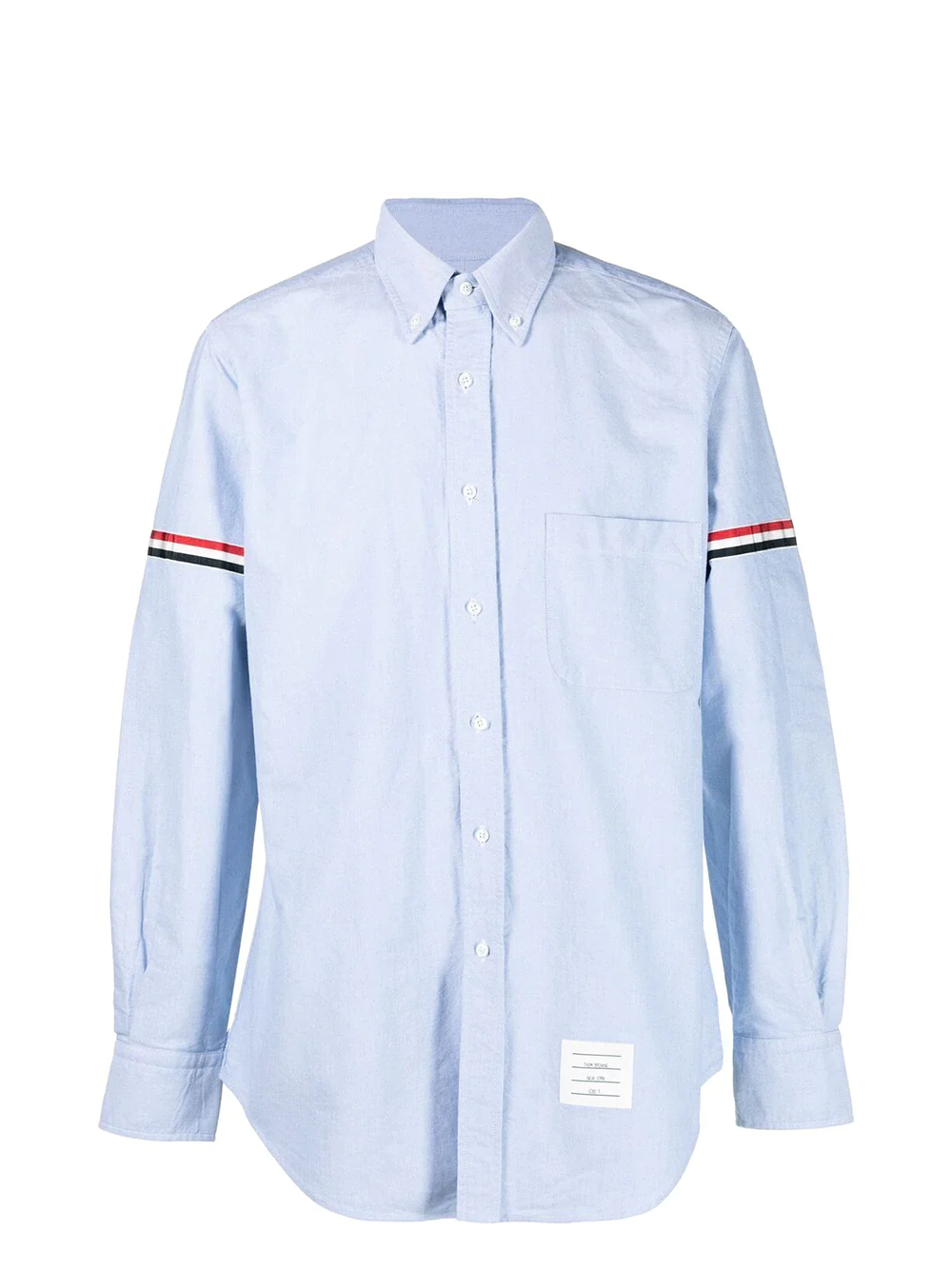 Thom Browne Classic Long Sleeve Button Down Shirt Light Blue 1