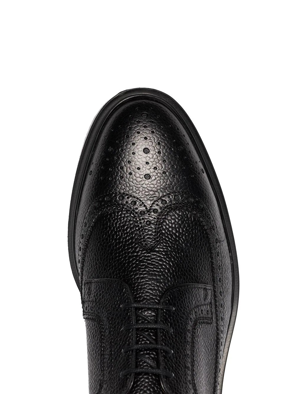 Thom Browne Classic Longwing Brogue Shoes Black 4