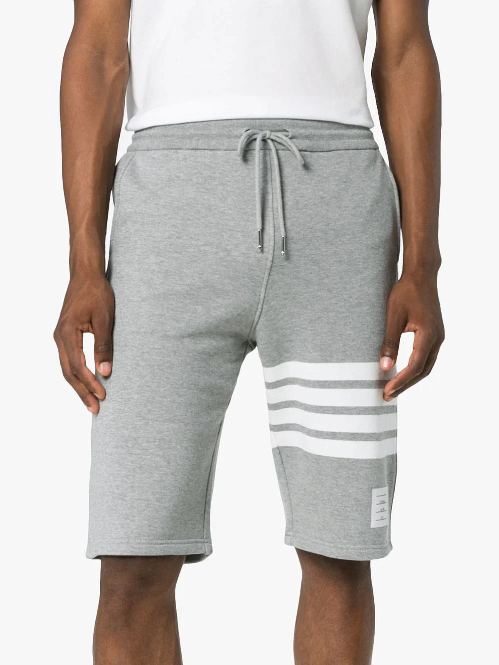 Thom-Browne-Classic-Sweat-Shorts-Light-Grey-4