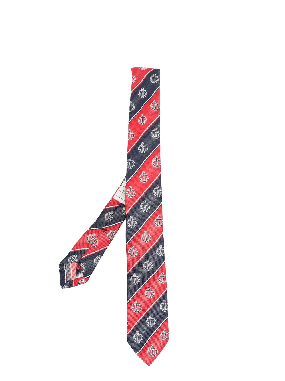 Thom Browne Classic Tie In Anchor Shadow Multi 1