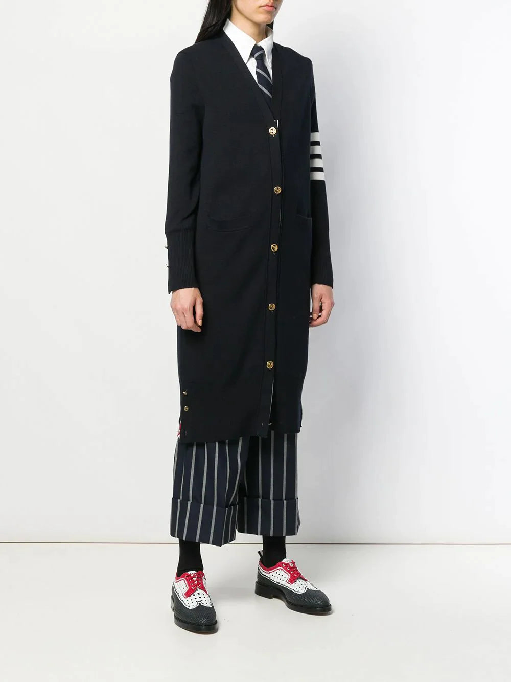 Thom-Browne-Elongated-Milano-Stitch-Cardigan-Navy-3