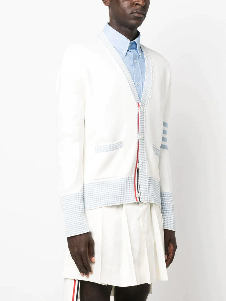 Thom-Browne-Hector-Icon-Intarsia-V-Neck-Cardigan-White-3