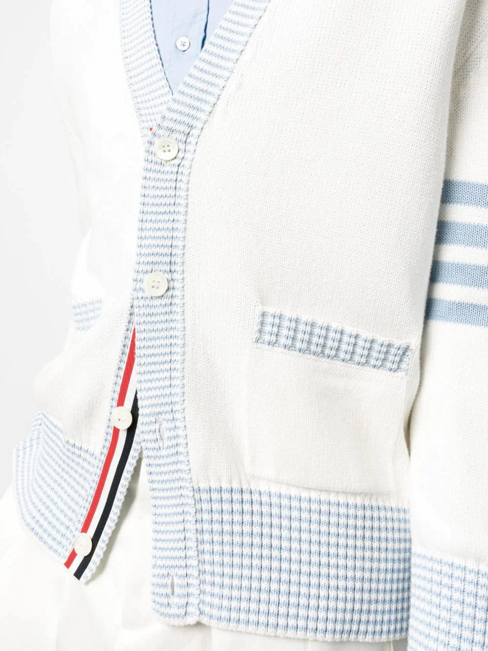 Thom-Browne-Hector-Icon-Intarsia-V-Neck-Cardigan-White-5