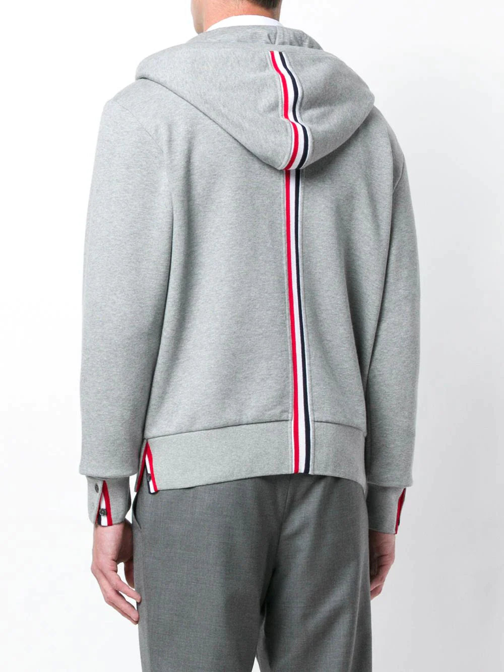 Thom-Browne-Hoodie-Zip-Up-Pullover-Light-Grey-4