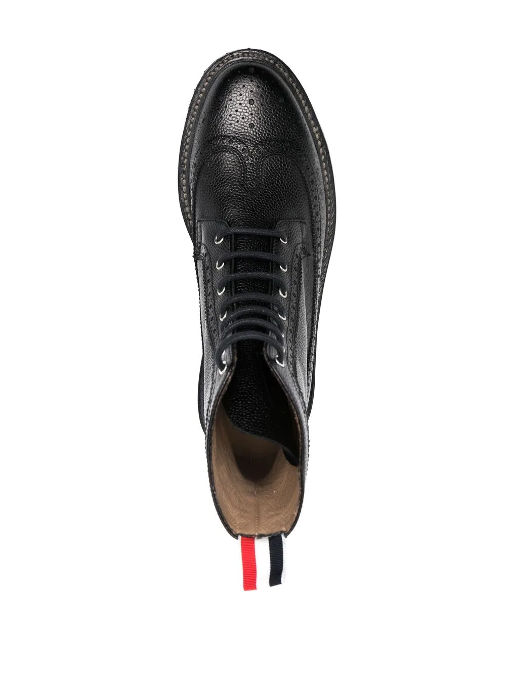 Thom-Browne-Laceup-Longwing-Boot-On-Rubber-Black-4