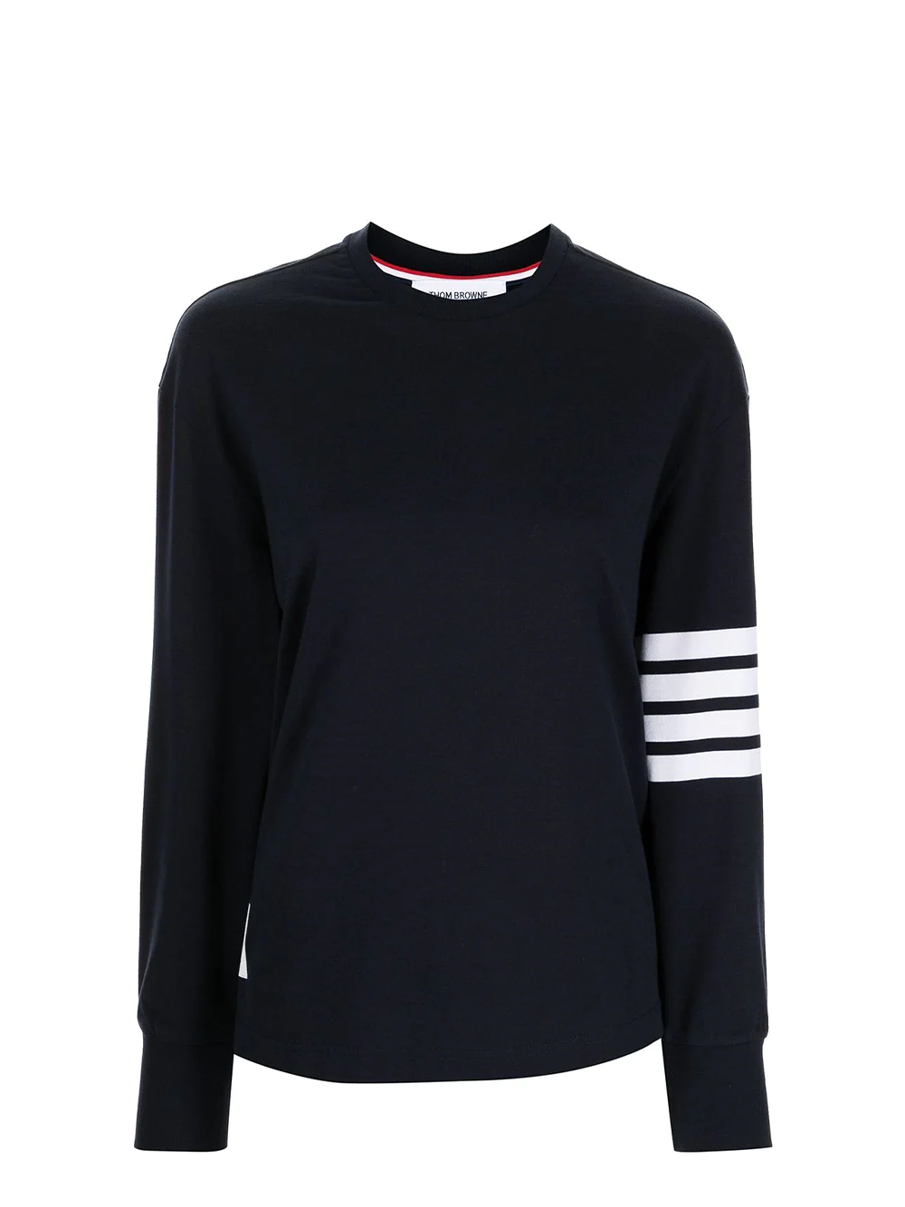 Thom Browne Long Sleeve Oversized Tee Navy 1