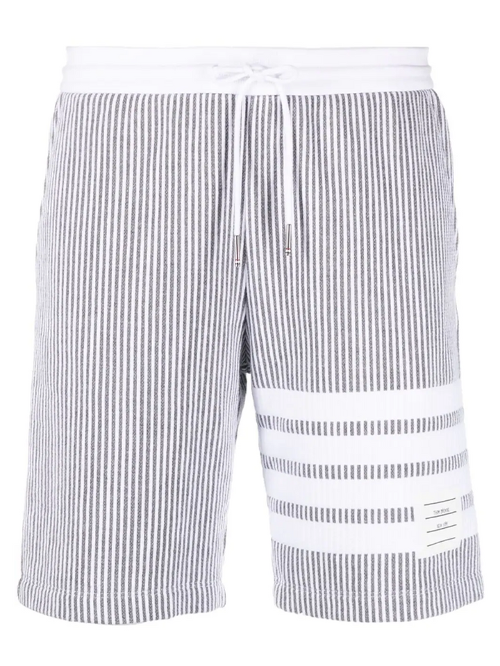 Thom-Browne-Mid-Thigh-Shorts-In-Seersucker-Light-Grey-1