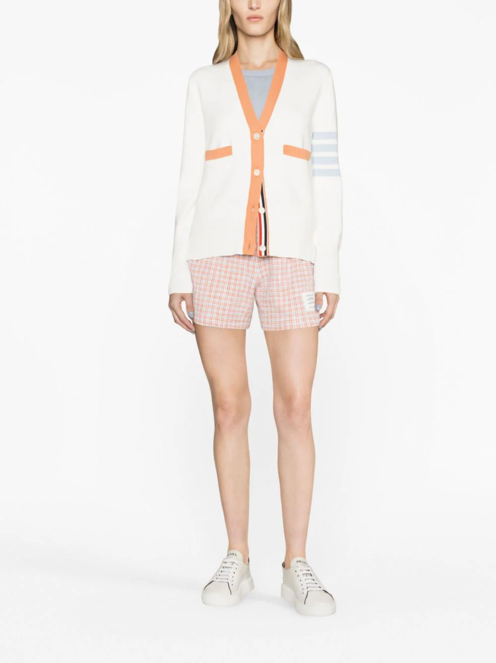 Thom-Browne-Milano-Classic-V-Neck-Cardigan-White-2