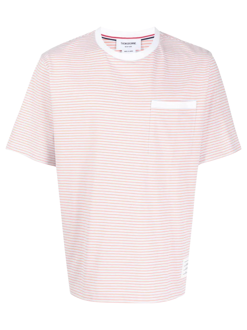 Thom-Browne-Oversized-Short-Sleeve-Pocket-Tee-Orange-1