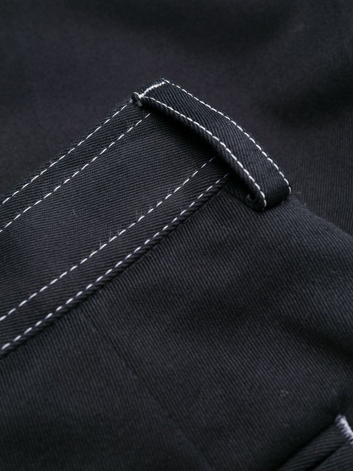 Thom Browne Sack Trousers With Top Stitching Finished Navy 6