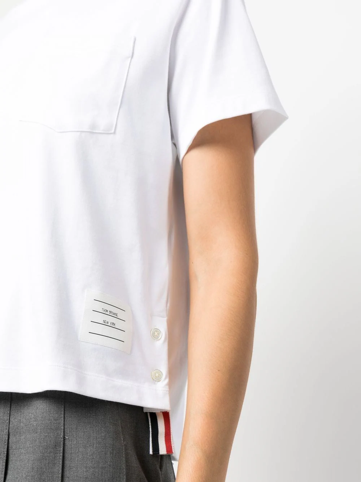 Thom-Browne-Short-Sleeve-Boxy-Fit-Pocket-Tee-White-5