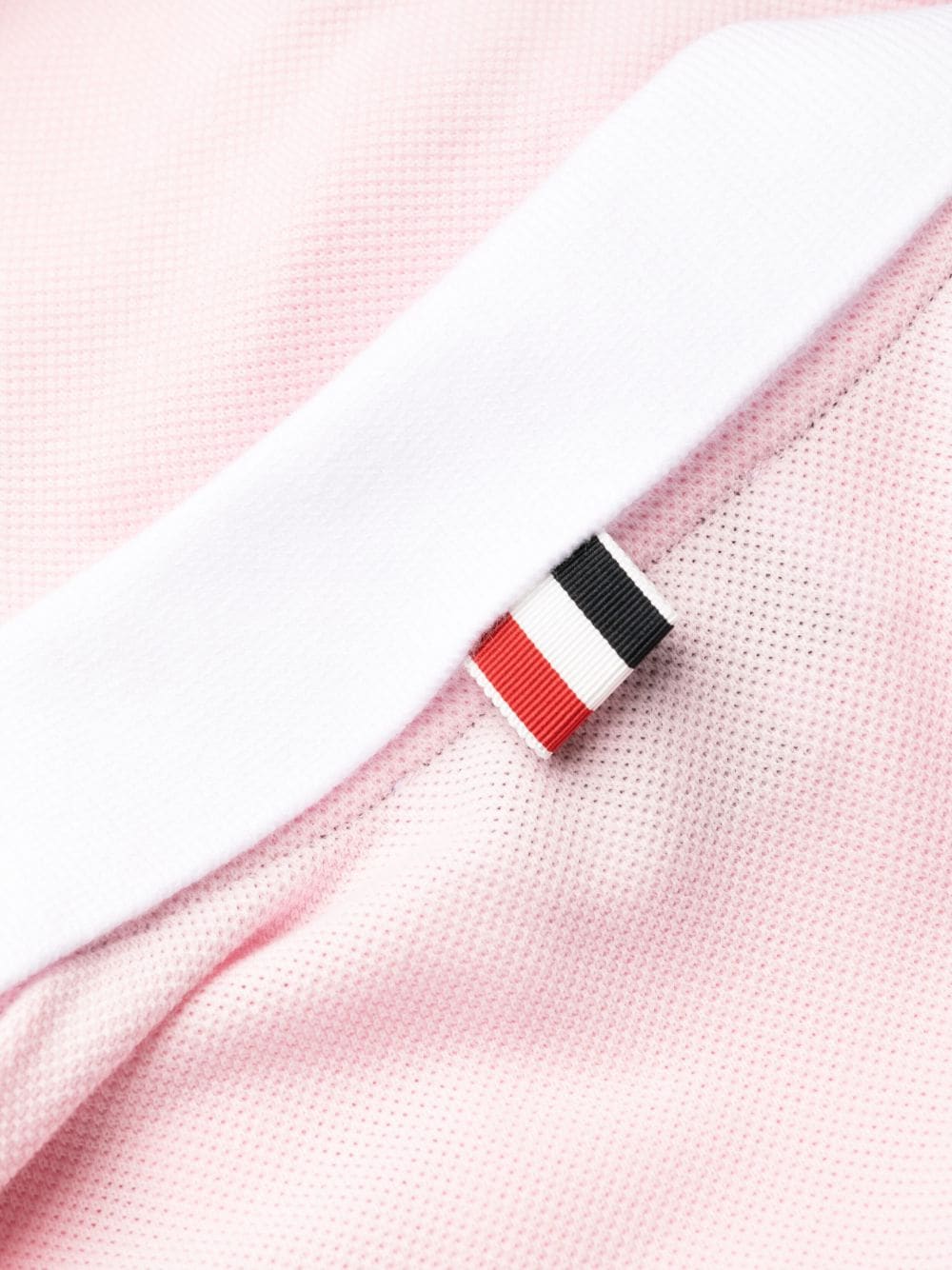 Thom-Browne-Short-Sleeve-Polo-Dress-Pink-6