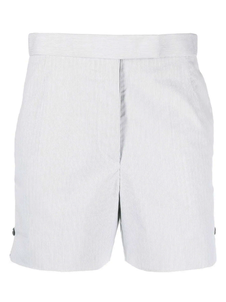 Thom-Browne-Thigh-Length-Classic-Shorts-Grey-1