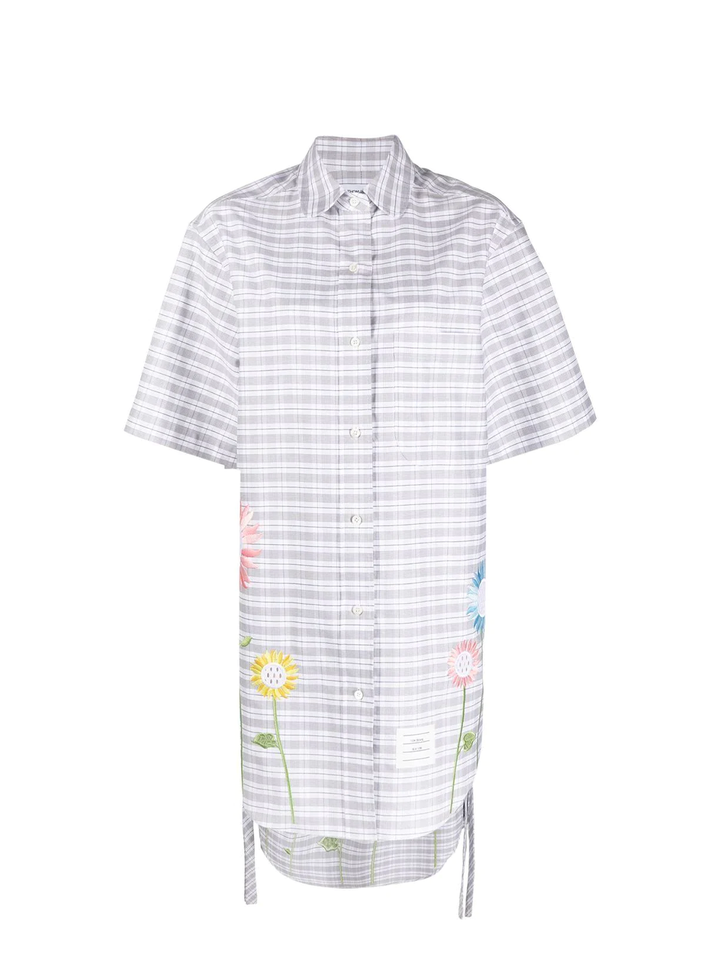 Thom Browne Thigh Length Supersized Dress Grey 1