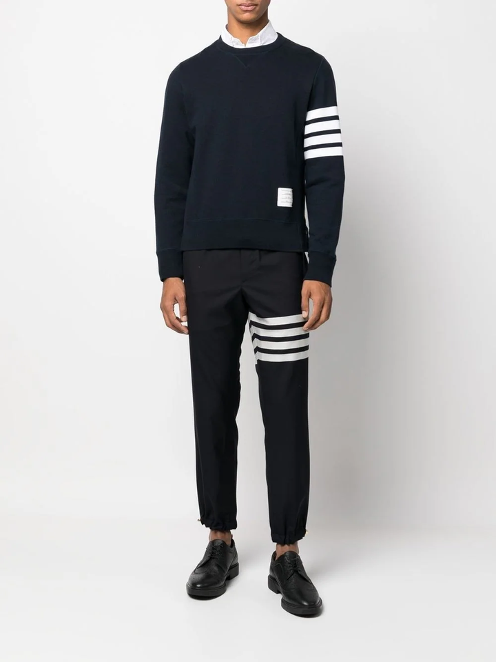 Thom-Browne-Track-Trouser-With-Elastic-Waist-Navy-2