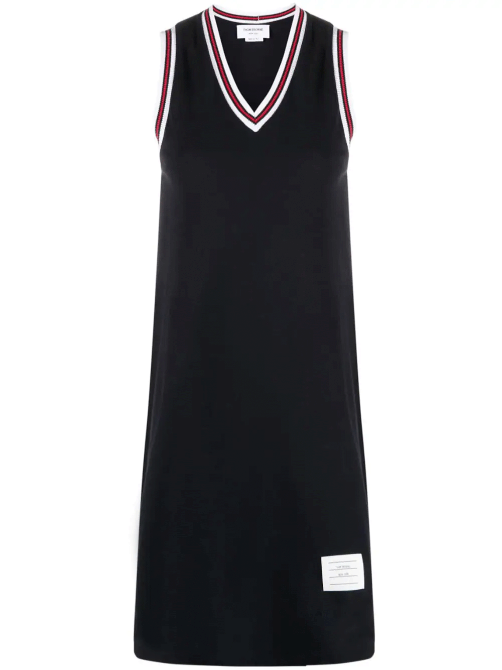 Thom-Browne-V-Neck-Tennis-Dress-Navy-1