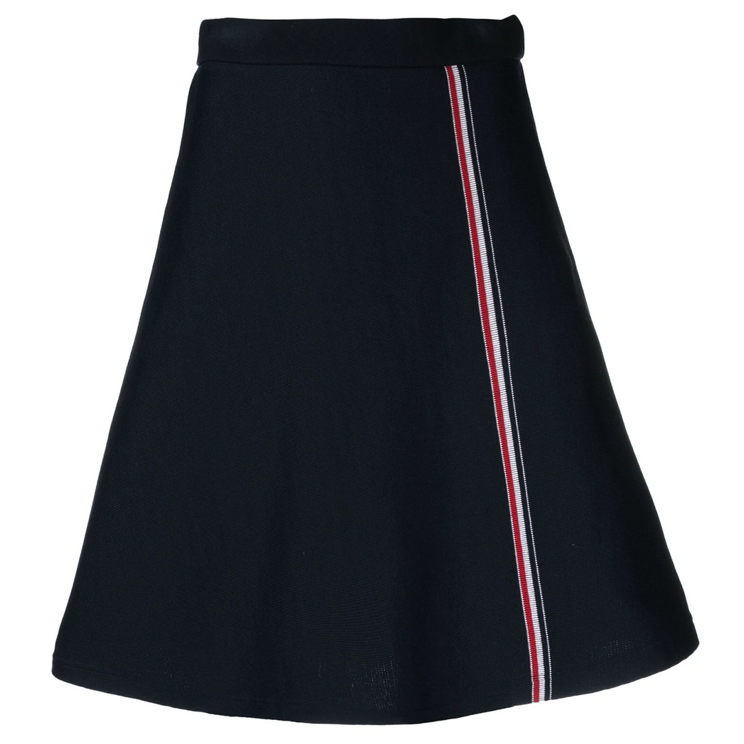 Cotton Midi Flare Skirt