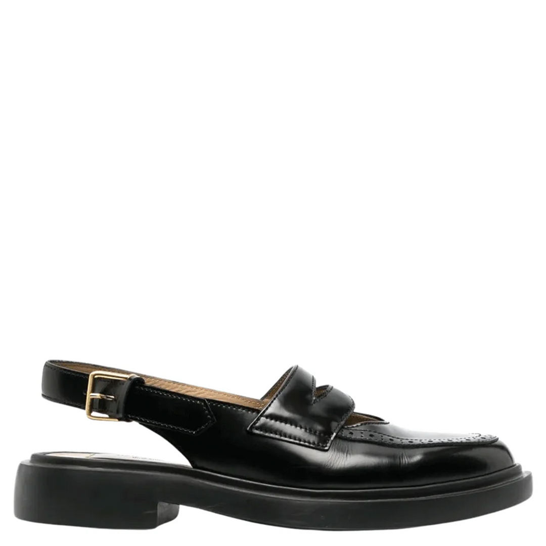 Cut Out Slingback Penny Loafer