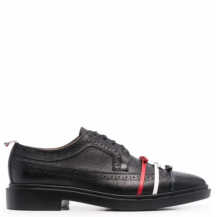 Rubber Sole 3-Bow Longwing Brogue Women