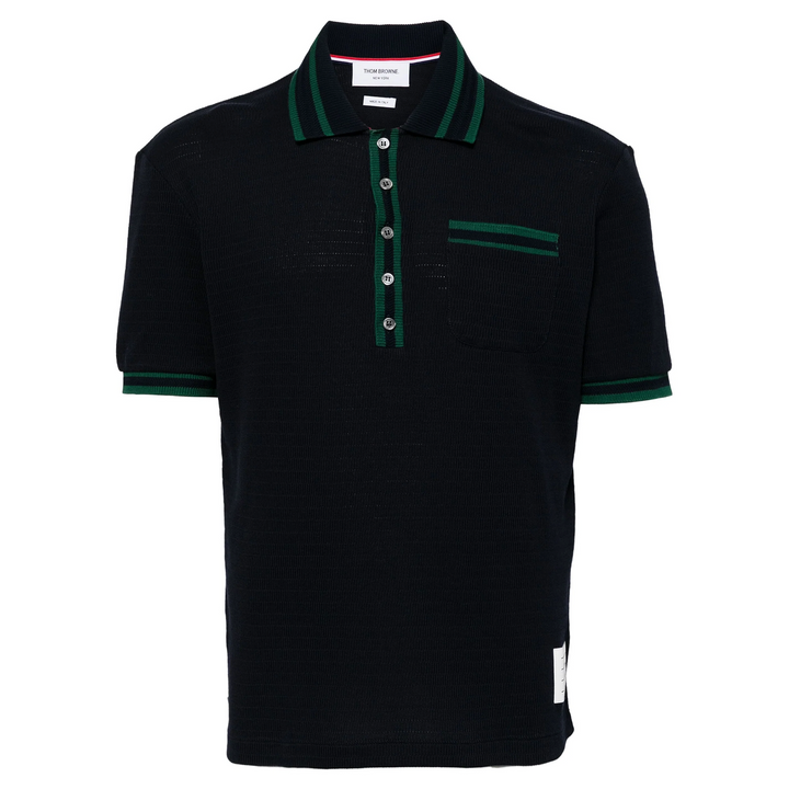 Short Sleeve Rib Cuff Polo