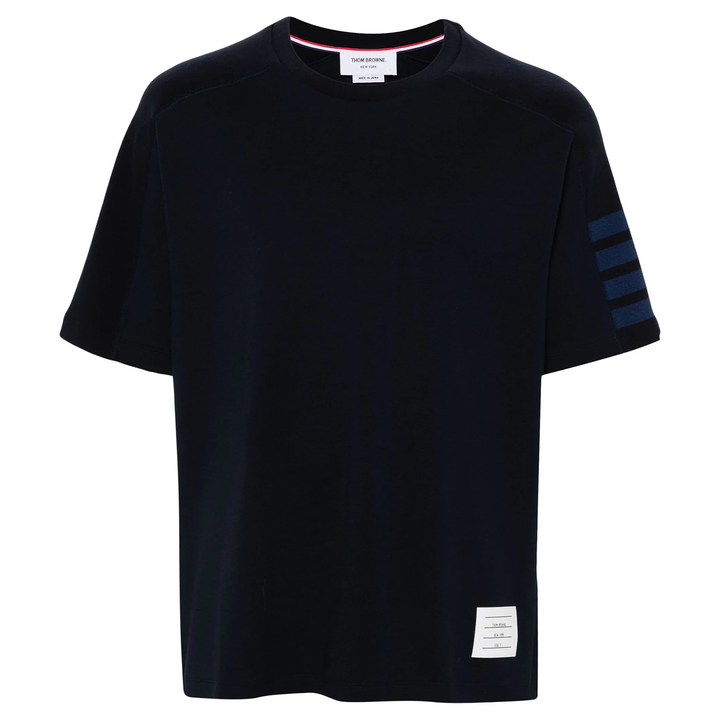 Short Sleeve Tee With 4 Bar Stripe Men