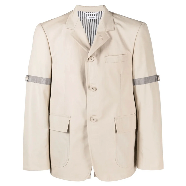 Unstructured Straight Fit Jacket