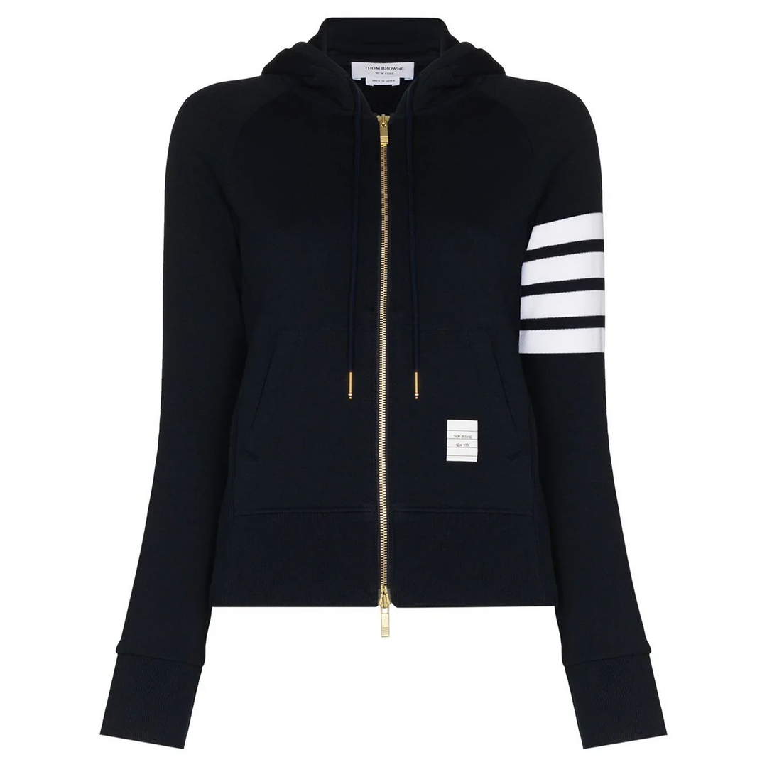 Zip Up Hoodie In Classic Loop