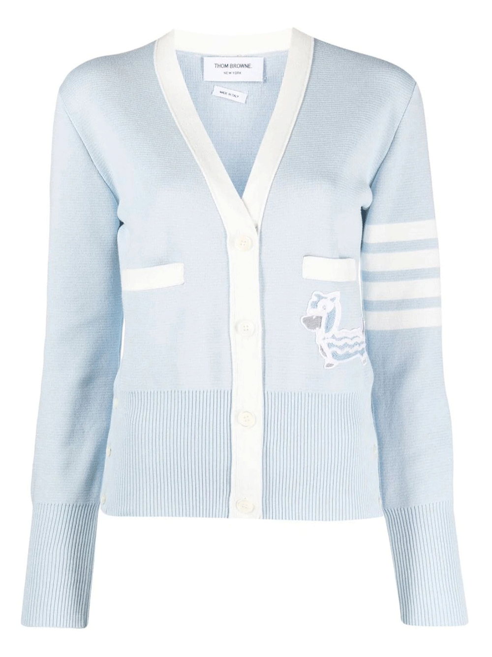 ThomBrowne-ChineseNewYearV-NeckCardigan-LightBlue-1