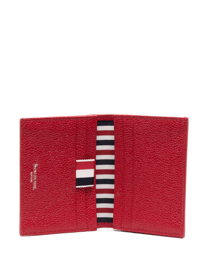 ThomBrowne-PebbleGrainHectorDoubleCardHolder-Red-3
