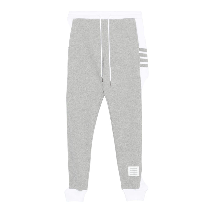 Club21 - Thom Browne - Classic 4-Bar Jersey Loopback Sweatpants Men - SWEATPANTS - Light Grey
