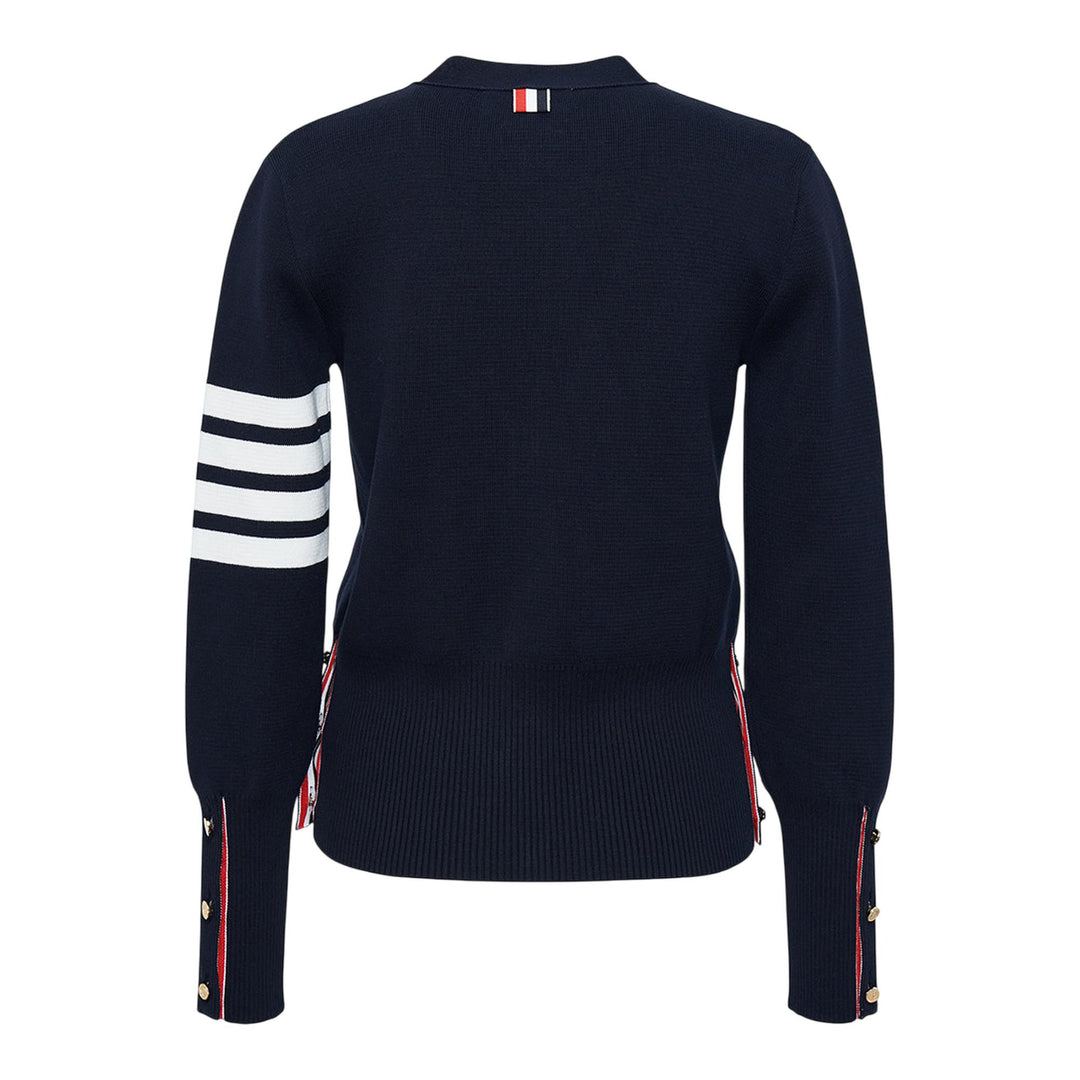 Thom Browne Classic Milano Stitch Cardigan Navy 2