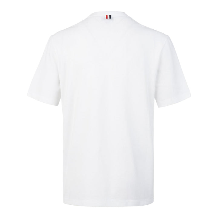Club21 - Thom Browne - Classic Pique 4-Bar Tee Men - TEES - White
