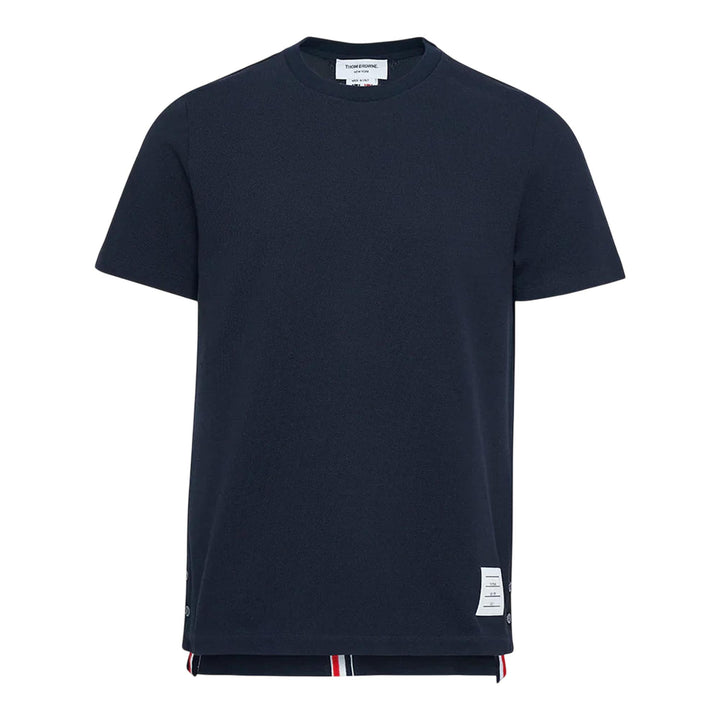 Club21 - Thom Browne - Classic Pique Stripe Tee Men - TEES - Navy