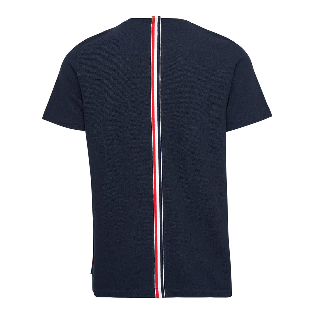 Club21 - Thom Browne - Classic Pique Stripe Tee Men - TEES - Navy