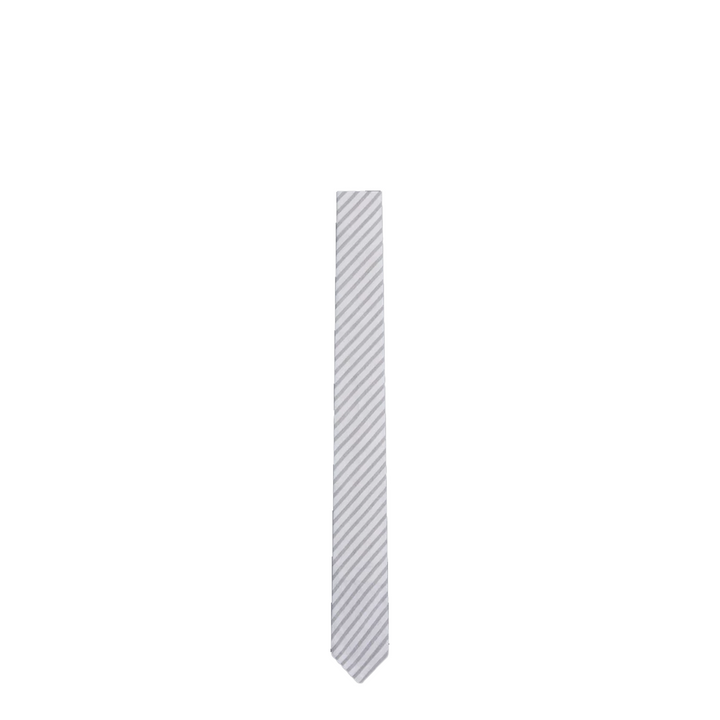 Classic Tie In Wide Uni Stripe Madras Cotton Men