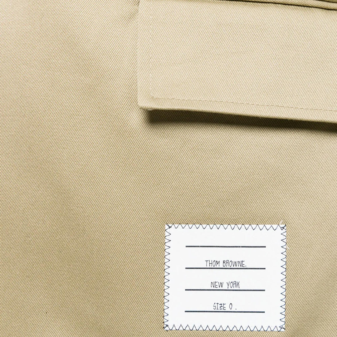 Club21 - Thom Browne - Cotton Twill 4-Bar Unconstructed Classic Sport Coat Men - COATS - Brown