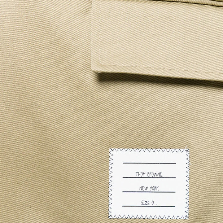 Club21 - Thom Browne - Cotton Twill 4-Bar Unconstructed Classic Sport Coat Men - COATS - Brown