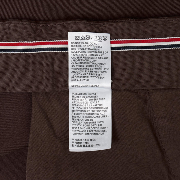 Club21 - Thom Browne - Cotton Twill Utility Trousers Men - PANTS - Brown