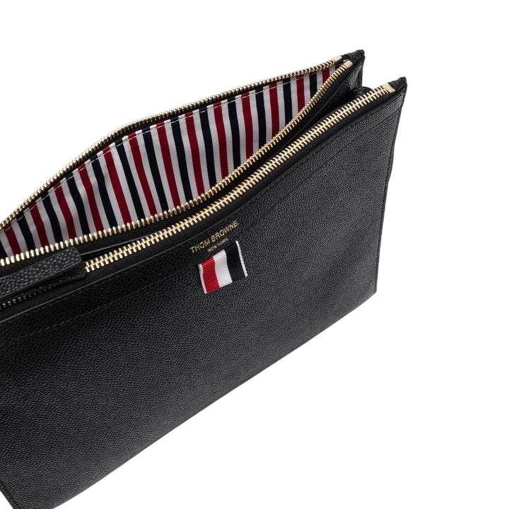 Club21 - Thom Browne - Double Zip Document Holder Men - DOC. HOLDERS - Black