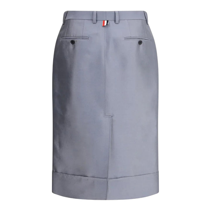 Club21 - Thom Browne - Fit 2 Knee Length Belt Loop Skirt - SKIRTS - Grey