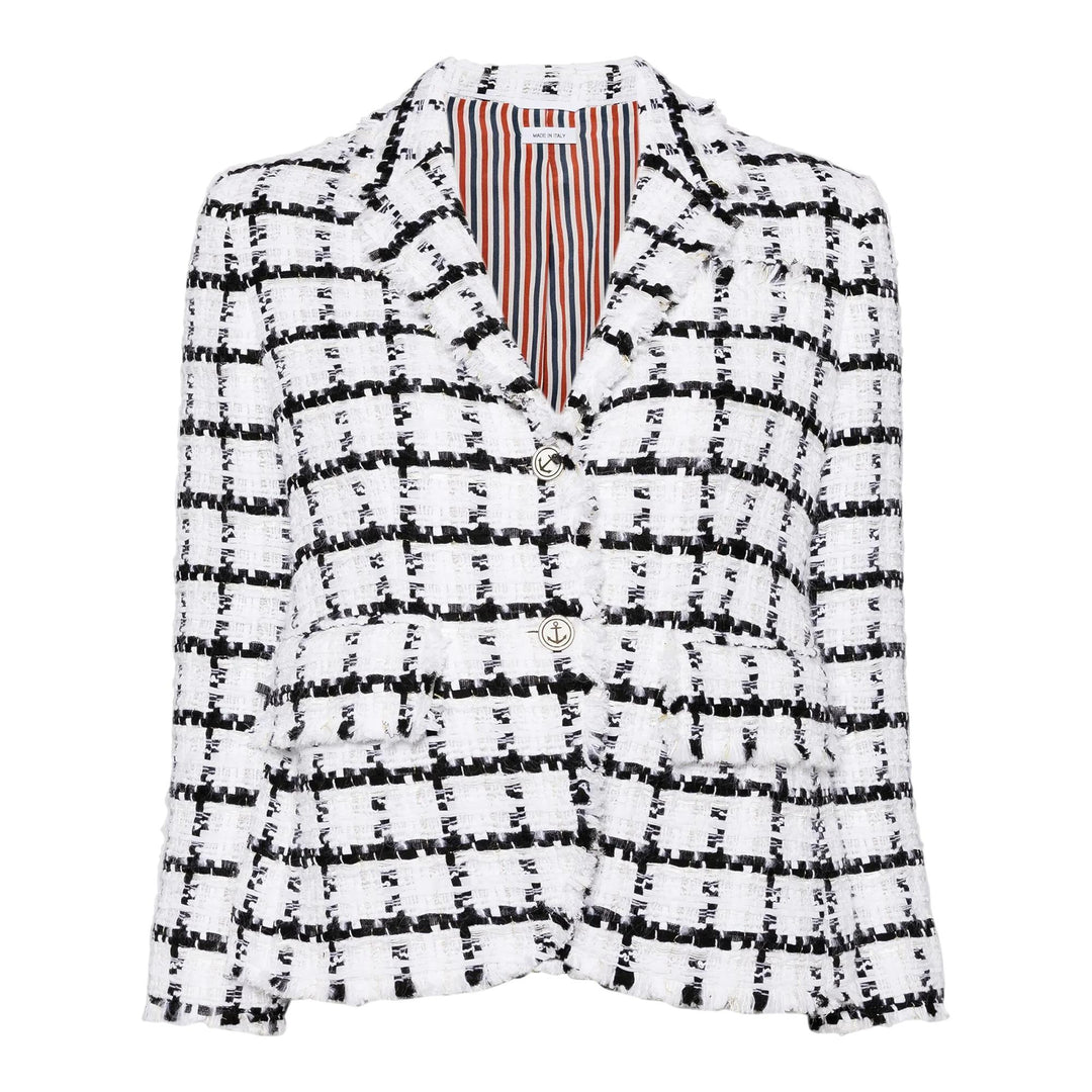 Club21 - Thom Browne - Fit 3 High Armhole Sport Coat Women - JACKETS - White