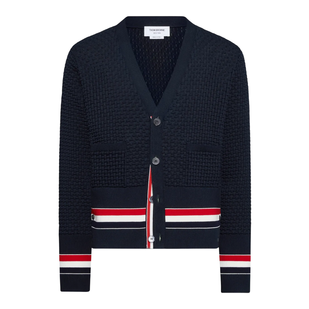 Float Ripple Stitch Classic Cardigan