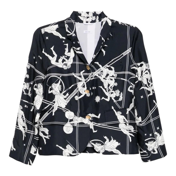 Club21 - Thom Browne - High Armhole Sportcoat Women - COATS - Navy
