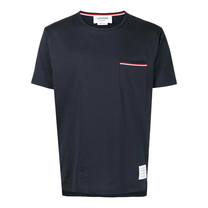 Club21 - Thom Browne - Jersey Pocket Tee Men - TEES - Navy