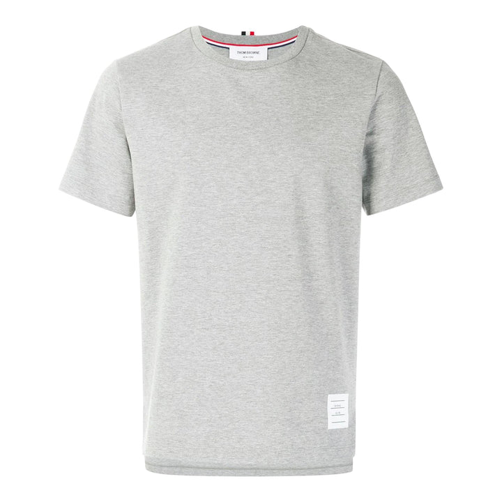 Club21 - Thom Browne - Jersey Relaxed Side Slit Tee Men - TEES - Light Grey