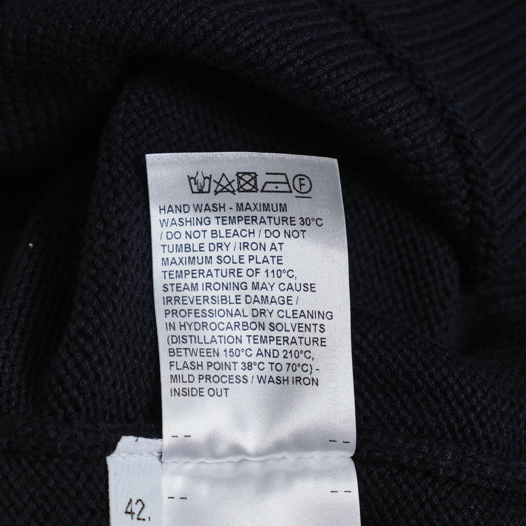 Club21 - Thom Browne - Jersey Stitch V Neck Cardigan Women - CARDIGANS - Navy