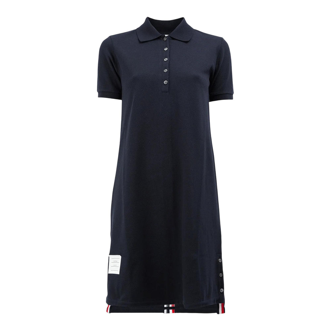 Club21 - Thom Browne - Knee-Length Polo Dress - KNIT DRESSES - Navy