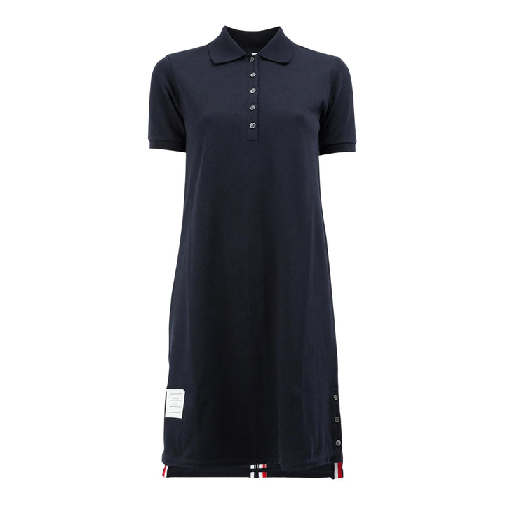 Club21 - Thom Browne - Knee-Length Polo Dress - KNIT DRESSES - Navy